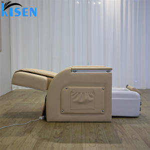 Chaises de manucure et pédicure modernes à prix de gros, mobilier de salon de beauté et SPA, avec bain de pieds à jets personnalisé et massage intégré - Product Image 2