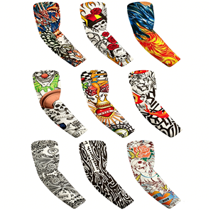 Maniche per Tatuaggi con Protezione UV, in Poliestere Elasticizzato Rinfrescante, per Ciclismo, Corsa, Pesca, Guida e Sport all'Aperto - Product Image 4