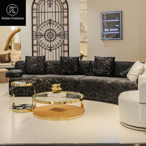 Ghế xoay tròn cao cấp bọc vải Jacquard trắng sang trọng, ghế sofa đơn cao cấp dành cho phòng khách biệt thự, nhà phố - Product Image 3
