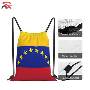Sac à cordon personnalisé avec logo drapeau du Venezuela, sac de sport, sac à dos de gym, sac à collation pour femmes et hommes, vente en gros - Product Image 4