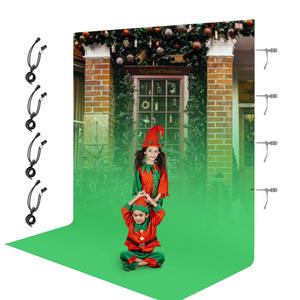 Rideau de <span class=keywords><strong>fond</strong></span> d'écran vert de studio de 3*6m pour la prise de vue vidéo - Product Image 6