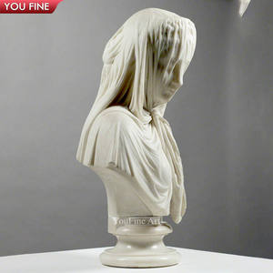 <span class=keywords><strong>Statue</strong></span> de dame élégante en <span class=keywords><strong>marbre</strong></span> naturel sculpté à la main - Product Image 5