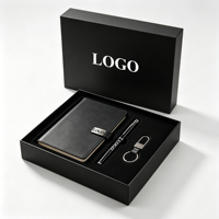 Ensemble de carnets A5 de luxe personnalisés, journal d'affaires en PU avec stylo, porte-clés, boîte cadeau, promotion de la remise des diplômes, plusieurs couleurs