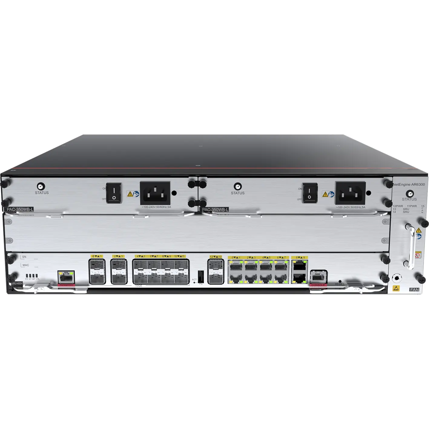 Brand New NE AR6300 Enterprise Router 2.4G/5G Wi-Fi Data VoIP Firewall VPN QoS Wired Encryption from AR6000 Series