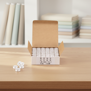 Высокопрочные бумажные шпульки с полиэстеровой нитью для ВСЕХ вышивальных машин Brother, предварительно намотанные шпульки, тип L, 70d/2, для шитья и вязания крючком - Product Image 4