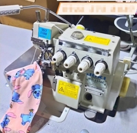 Machine à coudre surjeteuse industrielle stable de marque japonaise 3314 pour la couture des bords de tissus et vêtements textiles