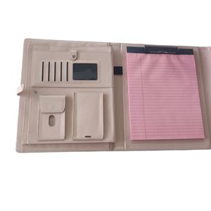 Échantillons personnalisés disponibles dossier de fichiers d'affaires pour le porte-<span class=keywords><strong>documents</strong></span> juridique A4 portefeuille en cuir PU avec boucle magnétique - Product Image 4