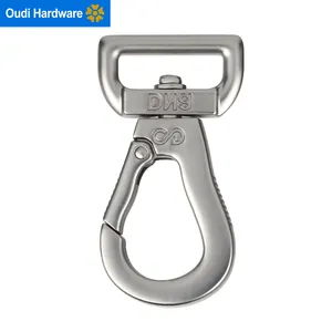 Kẽm Hợp Kim Mùa Xuân Snap Móc Pet Khóa Xoay Clip Snap Móc Cho Chó Dây Xích Heavy Duty Carabiner Móc