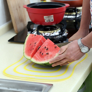 Planche à découper transparente givrée et flexible, planche à découper de cuisine, planche à découper en plastique antidérapante pour fruits, vente en gros. - Product Image 2