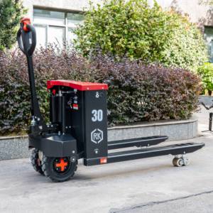 Truk Pallet Listrik Off-Road Roda Ganda Solid 3 Ton Forklift Hidrolik untuk Medan Kasar Konstruksi Truk Luar Ruangan - Product Image 3