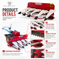 Faucheuse polyvalente pour tracteur portatif, pour fourrage et colza, pièces de récolte frontales pour agriculteurs et producteurs