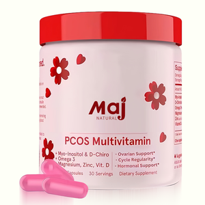Complément alimentaire multivitaminé OEM, oméga 3, magnésium, <span class=keywords><strong>zinc</strong></span>, vitamine <span class=keywords><strong>D</strong></span>, soutien hormonal, régularité du cycle, capsules pour femmes - Product Image 1