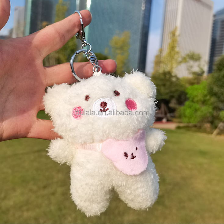 アイドル LVERSE ELEMENTS BEAR PLUSH KEYRING Kawaii Bear Plush Keychain - Perfect Student Bag Accessory