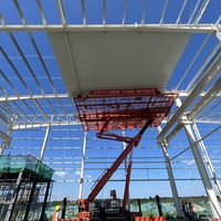 QCF132 Structure en acier à montage facile, construction métallique, bâtiment d'entrepôt industriel en structure acier avec conception personnalisée