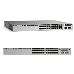 สวิตช์เชื่อมต่อเครือข่ายแบบ Gigabit PoE+ รุ่นใหม่แท้ C9300-24P-E ซีรีส์ 9300 สำหรับการเชื่อมต่อแบบ Layer 2 พร้อมการรับประกัน 1 ปี และรองรับ SNMP - Product Image 1