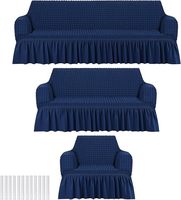 Housse de canapé extensible lavable avec bords élastiques, protection complète, adaptée aux animaux domestiques, résistante aux rayures, respirante, en tissu doux, pour salon