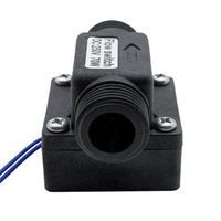 Interruptores de Flujo de Agua, Sensor Magnético de Láminas, Interruptor de Flujo de Agua Normalmente Abierto de 10W, Rosca Macho de 3/4 Pulgadas