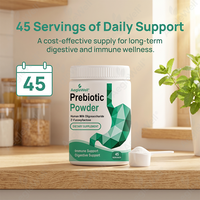 AegleWell OEM HMO Prébiotique en Poudre 2'-Fucosyllactose Soutien Digestif et Immunitaire Complément Alimentaire pour Adultes Végétalien GMP