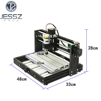 CNC 3018 Pro GRBL contrôle bricolage hors ligne Mini CNC Machine 10 pièces kit de coupe de fraise en bout et 3 axes pcb fraiseuse bois routeur