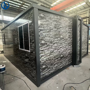 Maison préfabriquée Honlu prête à l'emploi, conteneur extensible de 20 pieds et 40 pieds, deux chambres, prix préfabriqué, maison pliable, appartement pour grand-mère - Product Image 3