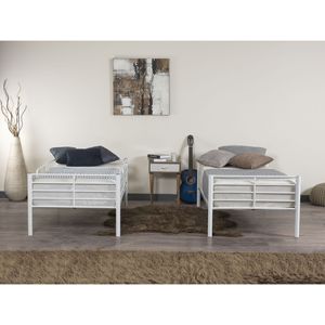 Lit superposé MILENYUM moderne en acier robuste, taille double, design gain de place, pour adultes, écoles, chambres, hôpitaux, hôtels - Product Image 3