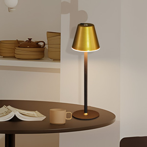 Minimalist Black Metal Floor Lamp Cone Shade LED 2700K Soft Warm White Light Living Room Desk Lamp AC 220V <b>Switch</b> <b>Control</b> - Product Image 6