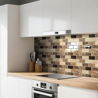 Carreaux muraux en marbre autocollants, design noir, blanc, gris, sans déformation, durables, pour la décoration de la cuisine et de la chambre