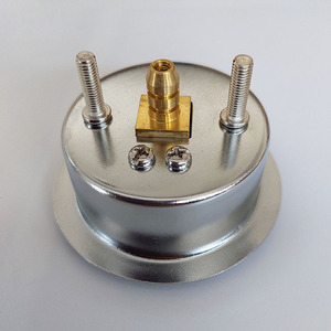 -760mmhg 진공 압력계 U 클램프 튜브 블랙 스틸 케이스 가스 압력 게이지 - Product Image 4