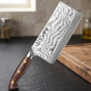 Cuchillo de Cocina Chino XINZUO, Afilado, de Acero al Carbono Personalizado, Mango de Micarta, Acabado Pulido, Ambidiestro, Ecológico - Product Image 3