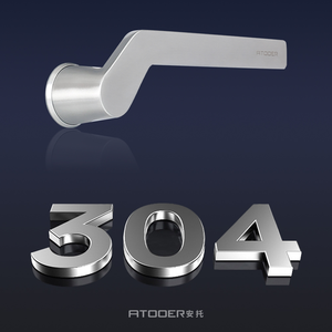 AT088 Tùy chỉnh màu xám bền và chịu mài mòn thép không gỉ casment phẳng mở Đức cửa sổ xử lý - Product Image 4