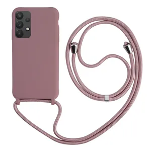 Bandoulière <span class=keywords><strong>Cordon</strong></span> <span class=keywords><strong>Cordon</strong></span> Corde Sangle Téléphone étui pour <span class=keywords><strong>samsung</strong></span> A53 A13 A33 A73 A52S A72 A12 A22 A32 A21S <span class=keywords><strong>A51</strong></span> A71 A14 A54 Silicone Couverture - Product Image 1
