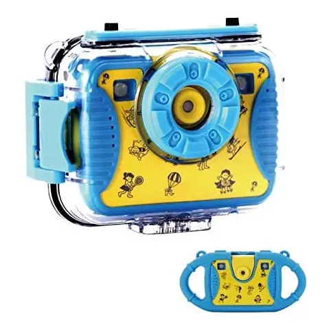 Kids Waterproof Camera 2.4 Inch HD Screen 1080P 8MP Video Cameras For Children Underwater Digital Camera Toys With 32GB TF Card