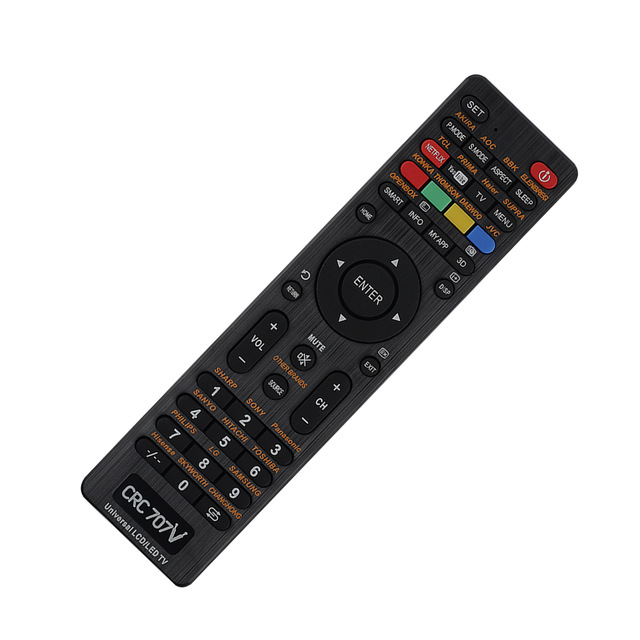 X402 Crc707v Universal Remote Control for Lcd/led Plasma Tv Chinese Brand Famous Brand