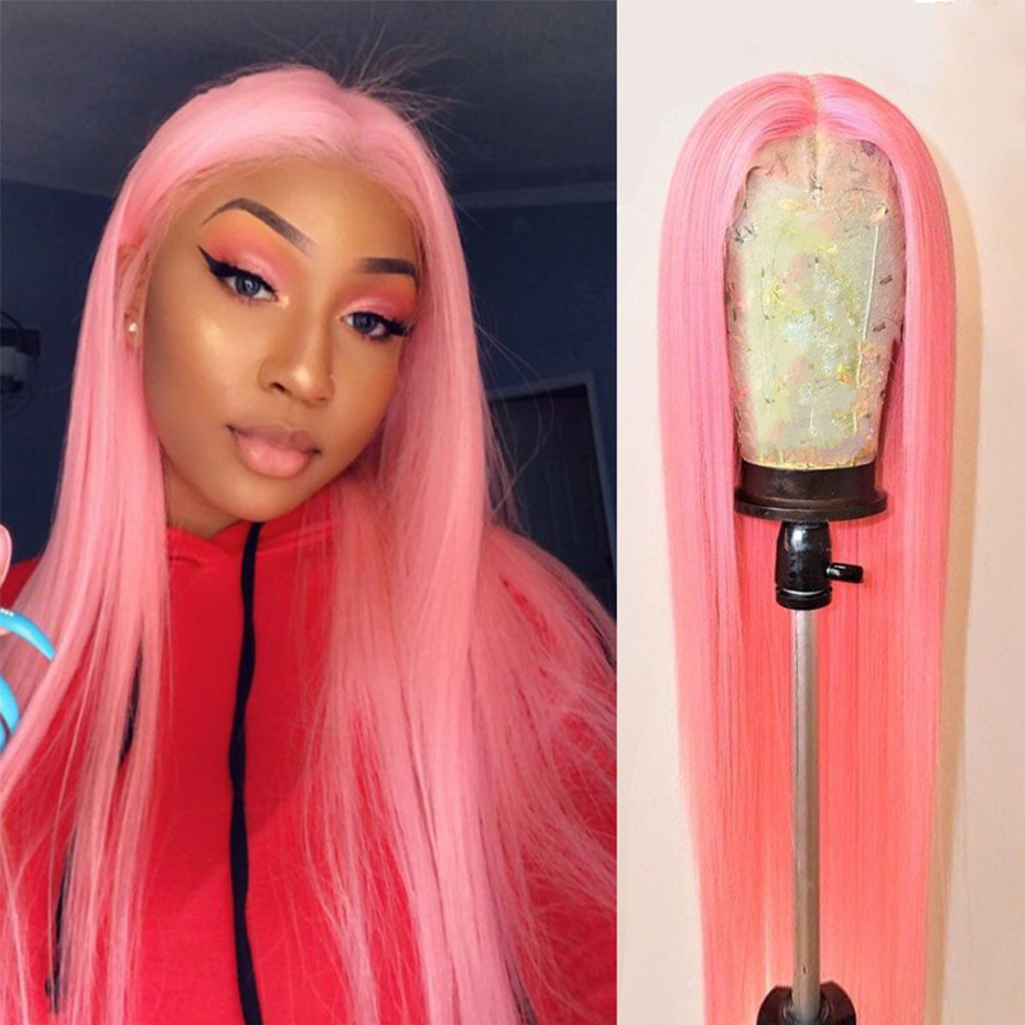Pink wig