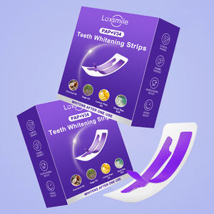 Luxsmile strip pemutih V34, lajur penghilang Sachet Natural, pemutih gigi, pemutih gigi ungu - Product Image 1
