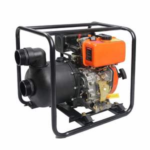 Pompe à eau diesel portable de 6,5 CV, 3 pouces - Moteur haute performance pour l'irrigation agricole et le transfert d'eau - Product Image 1