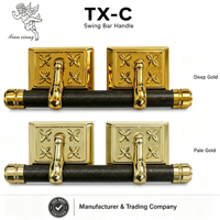 Venta al por mayor de asas de plástico móviles para ataúdes TX-C, suministros para funerarias, decoración de paneles de ataúdes, suministros de calidad de fábrica