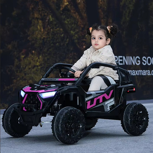Bellissimo UTV Rosa a Batteria per Bambine, Auto Elettrica 12V per Bambini, Macchina Giocattolo Elettrica Guidabile per Bambini - Product Image 6