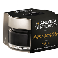 Acetificio Andrea Milano Perles de vinaigre balsamique liquide 50g Condiment gastronomique de Modène Élégant pot en verre Fabriqué en Italie IGP