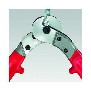 KNIPEX - 95 77 600 Wire <b>Rope</b> and ACSR-Cable <b>Cutter</b> head polished, handles with dipped insulation - EAN 4003773025313 CUTTING - Product Image 2