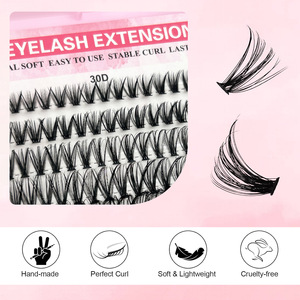 Kit <span class=keywords><strong>de</strong></span> Cils Segmentés Mixtes Grande Capacité pour l'Exportation – Nouveau Livre <span class=keywords><strong>de</strong></span> Cils en Soie Premium – Faux Cils Naturels - Product Image 3