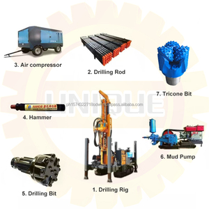 Perforadora automática hidráulica de gran oferta para pozo de agua, precio barato, plataforma de perforación sobre orugas - Product Image 5