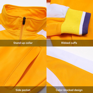 Conjunto Deportivo Personalizado de Secado Rápido con Chaqueta con Cremallera y Pantalones Deportivos Holgados para Correr y Trotar para Hombre - Product Image 5