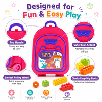 Grand ensemble de blocs de construction en plastique pour enfants, jouet de construction créatif, grandes briques, thème bâtiments modernes, apprentissage STEM, éducatif