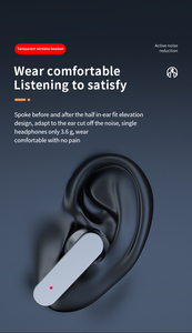 K30 Sem Fio In-Ear Fones De Ouvido para <span class=keywords><strong>Bluetooth</strong></span> Stereo Sound Headset Earbuds Transparente Não-Ruído Cancelando Fones De Ouvido Fones De Ouvido - Product Image 5