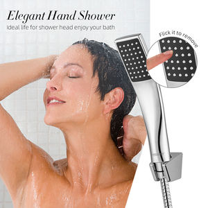 <span class=keywords><strong>Pommeau</strong></span> de <span class=keywords><strong>douche</strong></span> à main à économie d'eau à fonction unique en ABS chromé <span class=keywords><strong>économique</strong></span> Leelongs - Product Image 4