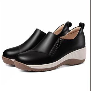 Mùa xuân và mùa thu mới mềm đế thoáng khí retro thời trang giản dị cộng với kích thước của phụ nữ Giày lười mẹ - Product Image 4