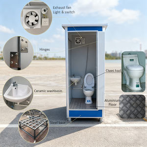 저노 저가 이동식 화장실 맞춤형 소형 주택 캐빈 휴대용 화장실 저렴한 공용 휴대용 화장실 - Product Image 4