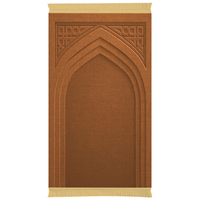 Tapis de prière musulman de luxe de haute qualité pour le Ramadan, tapis épais avec boîte cadeau, option de vente en gros disponible
