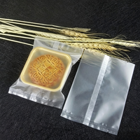 Sacs d'emballage personnalisés en Mylar thermoscellés à faible MOQ, avec découpe à fente et scellage arrière, pour aliments (nougat, gâteau de lune, biscuits)